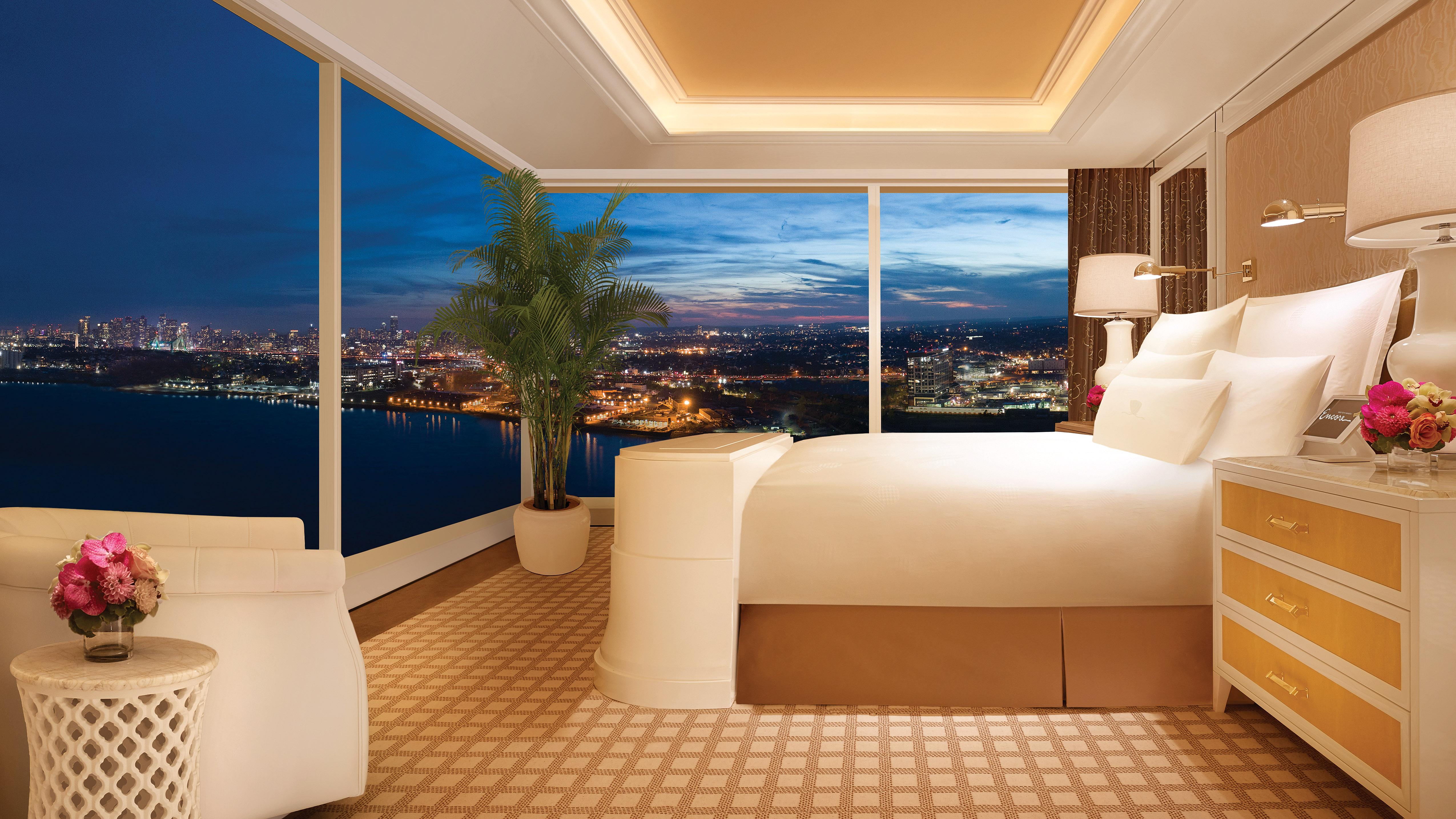 Encore Boston Harbor Everett Екстер'єр фото A bedroom in the hotel