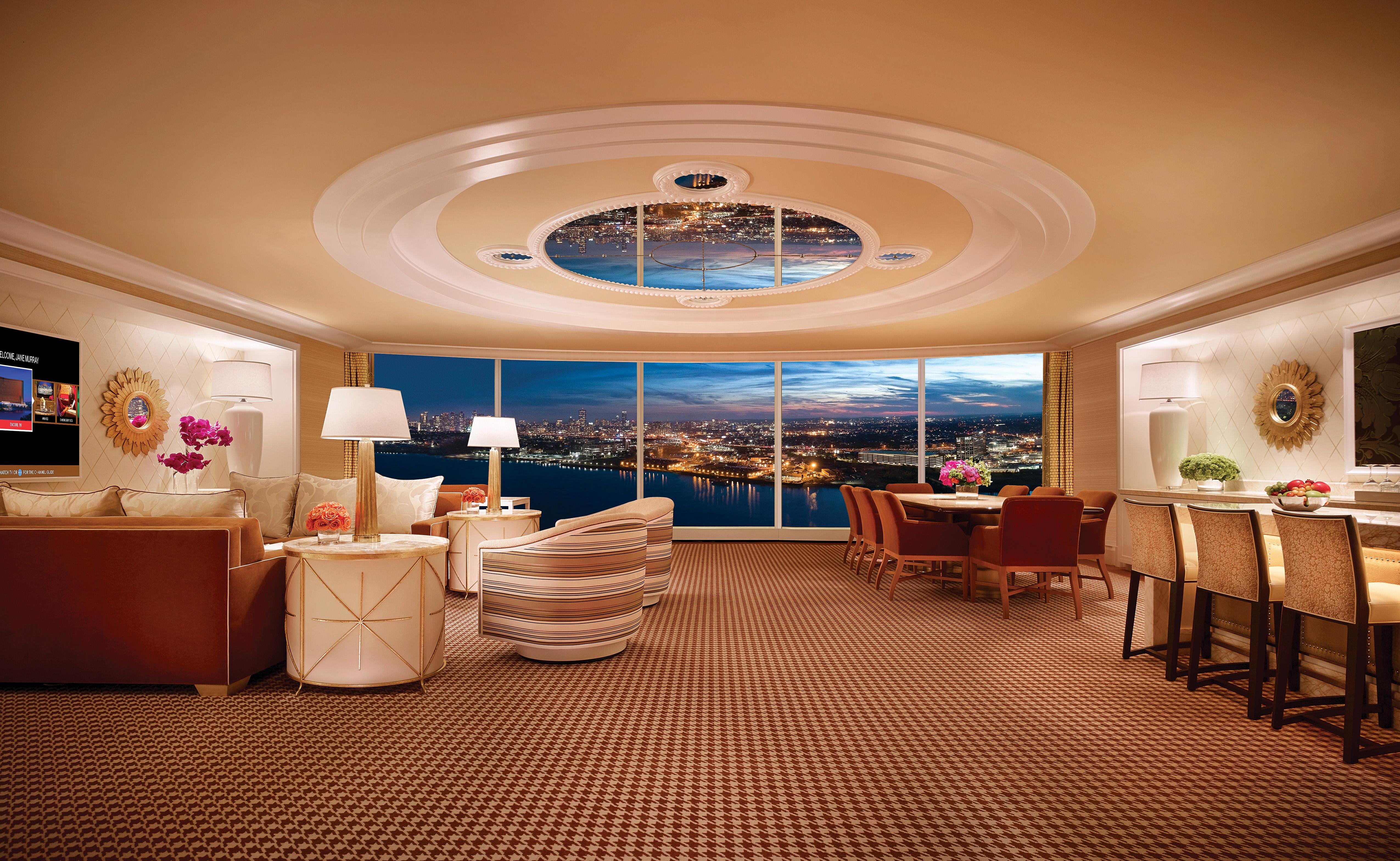 Encore Boston Harbor Everett Екстер'єр фото The interior of a suite at Wynn