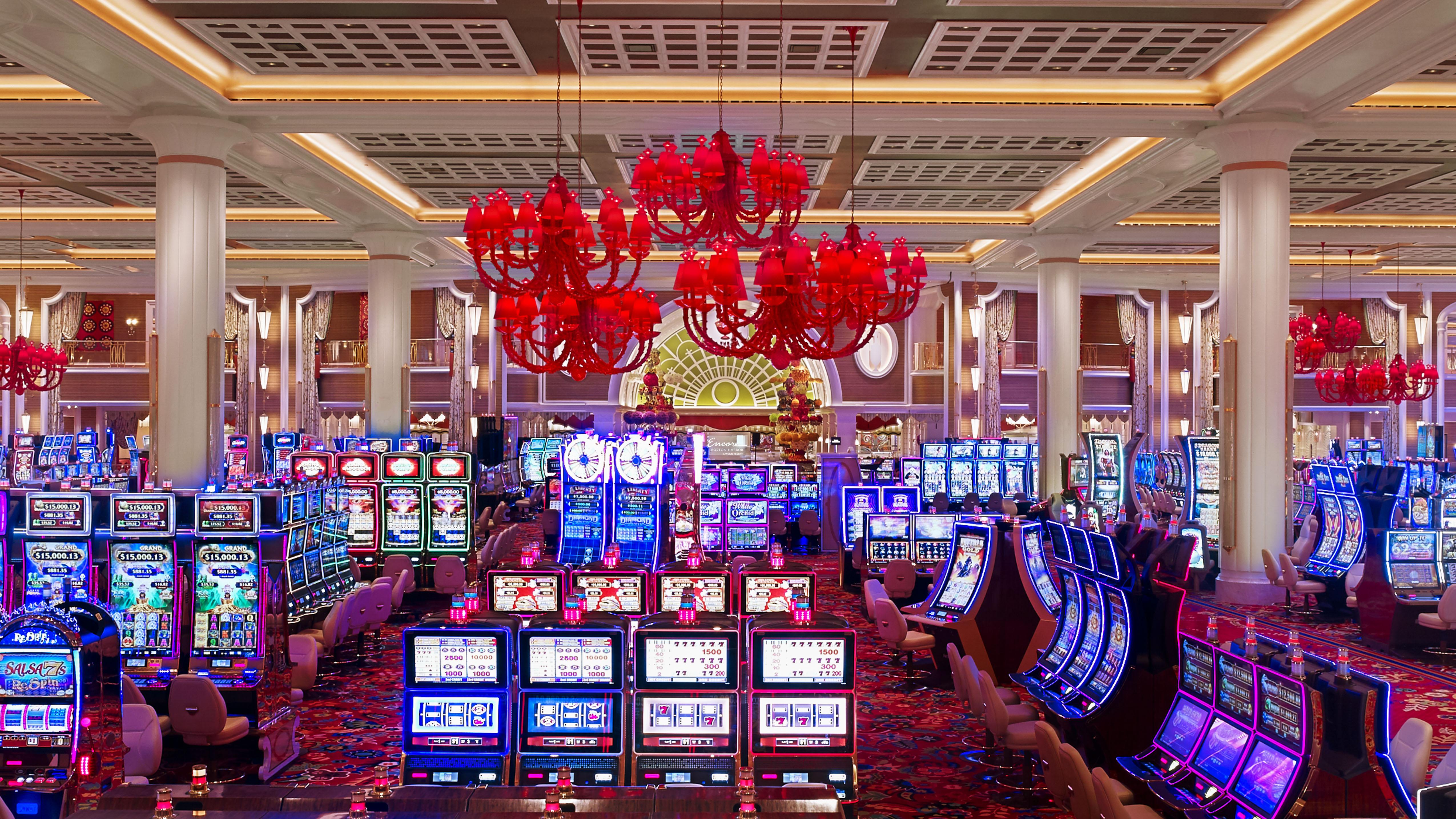 Encore Boston Harbor Everett Екстер'єр фото The casino floor at Wynn Las Vegas